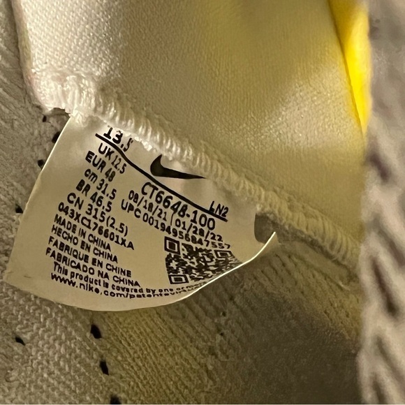 Nike Alpha Menace Elite 3 Football Cleats 13.5 - Picture 6 of 9